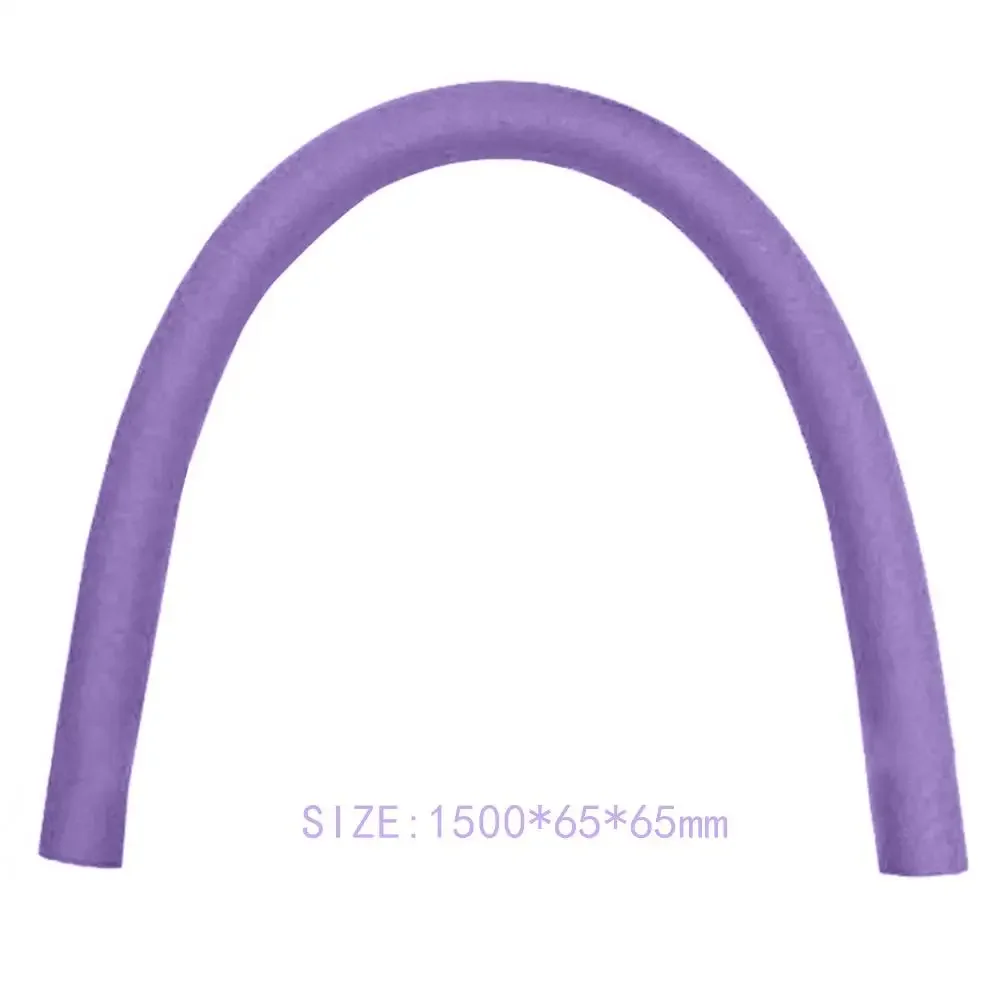 Frite de piscine violette creuse de 150 cm, courbée en arche